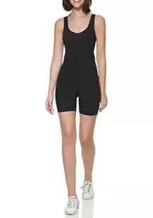 Bike Short Unitard with Built in Bra and Removable Cups | Belk