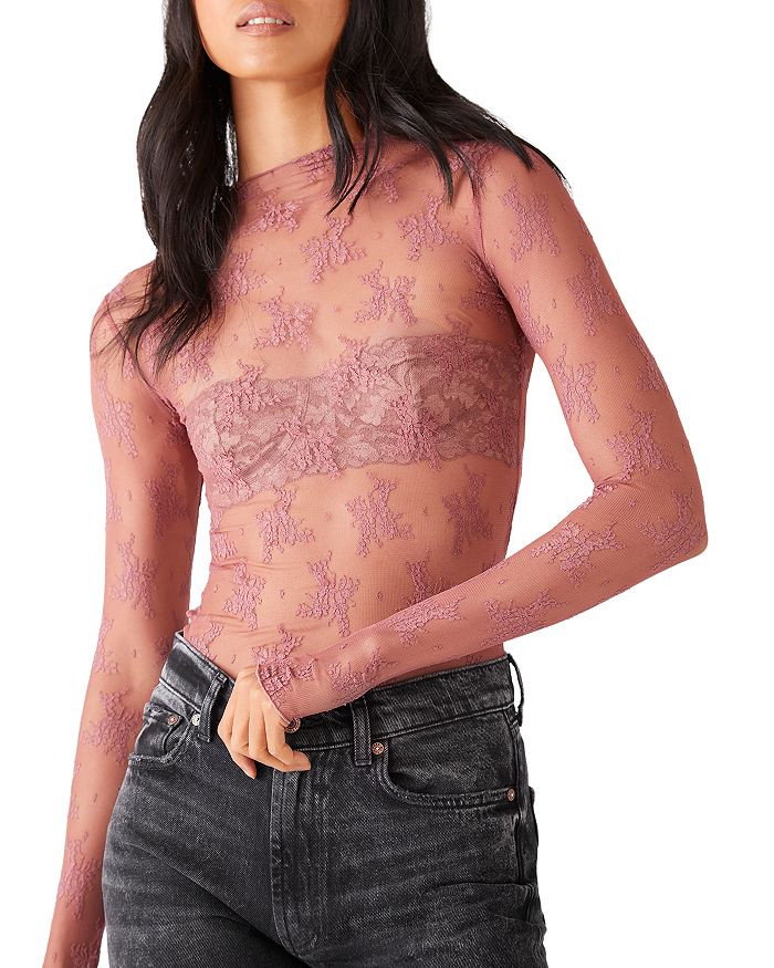 Lady Lux Floral Mesh Layering Top | Bloomingdale's (US)