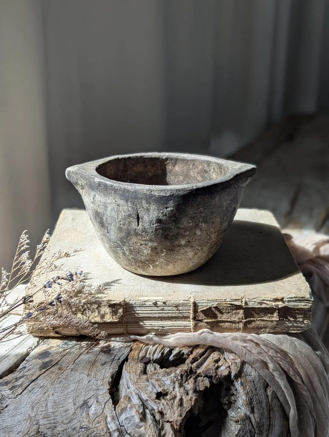Vintage stone Kundi bowl | Etsy (US)
