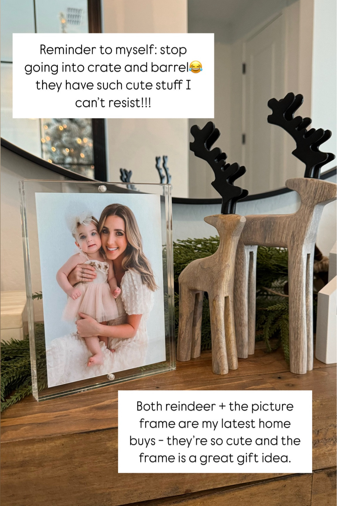 Holiday decor and gift idea! Picture frame is so cute for a mom or mother In Law gift. 

#LTKFindsUnder50 #LTKHoliday #LTKCyberWeek