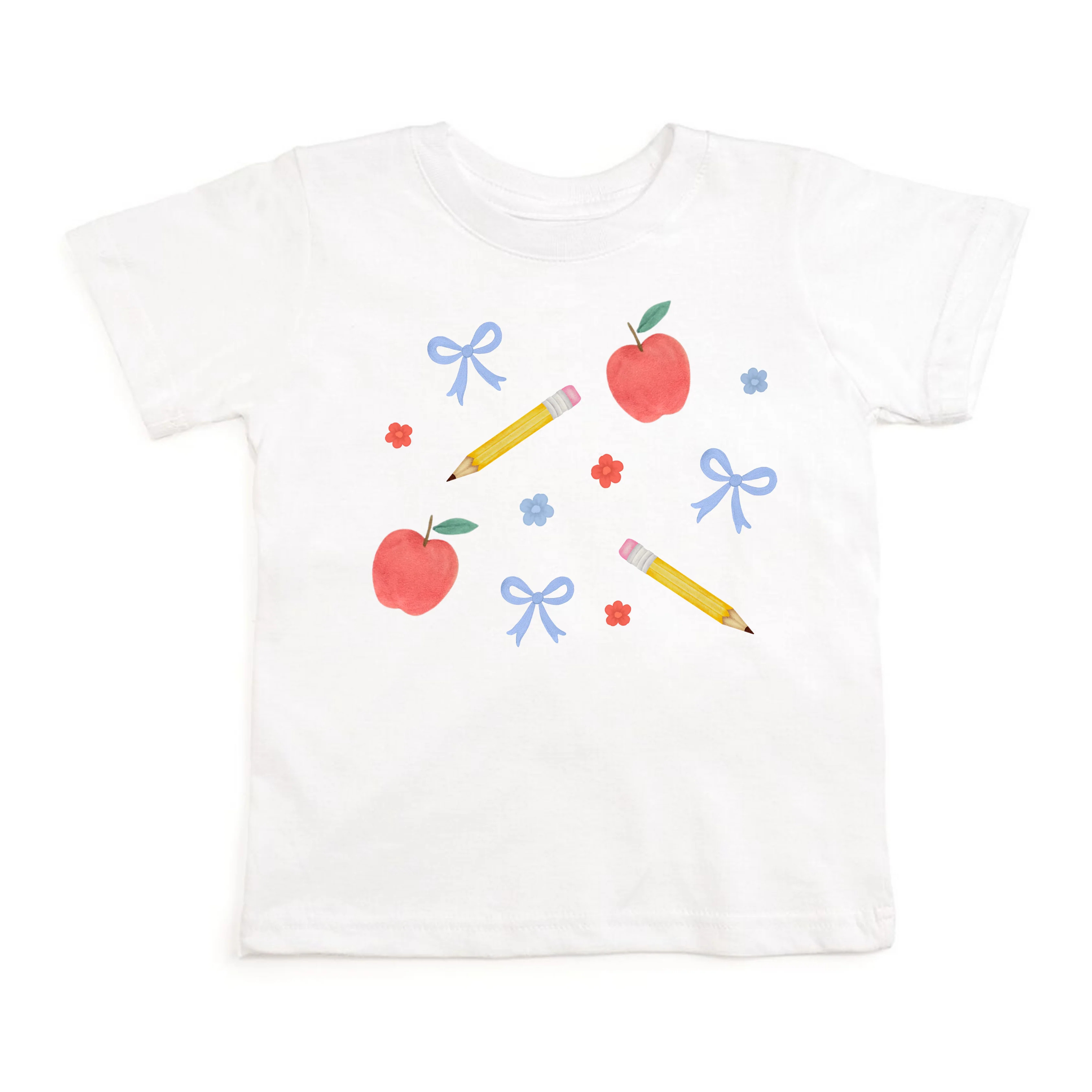 Ditsy Floral Back To School Short Sleeve T-Shirt | Sweet Wink