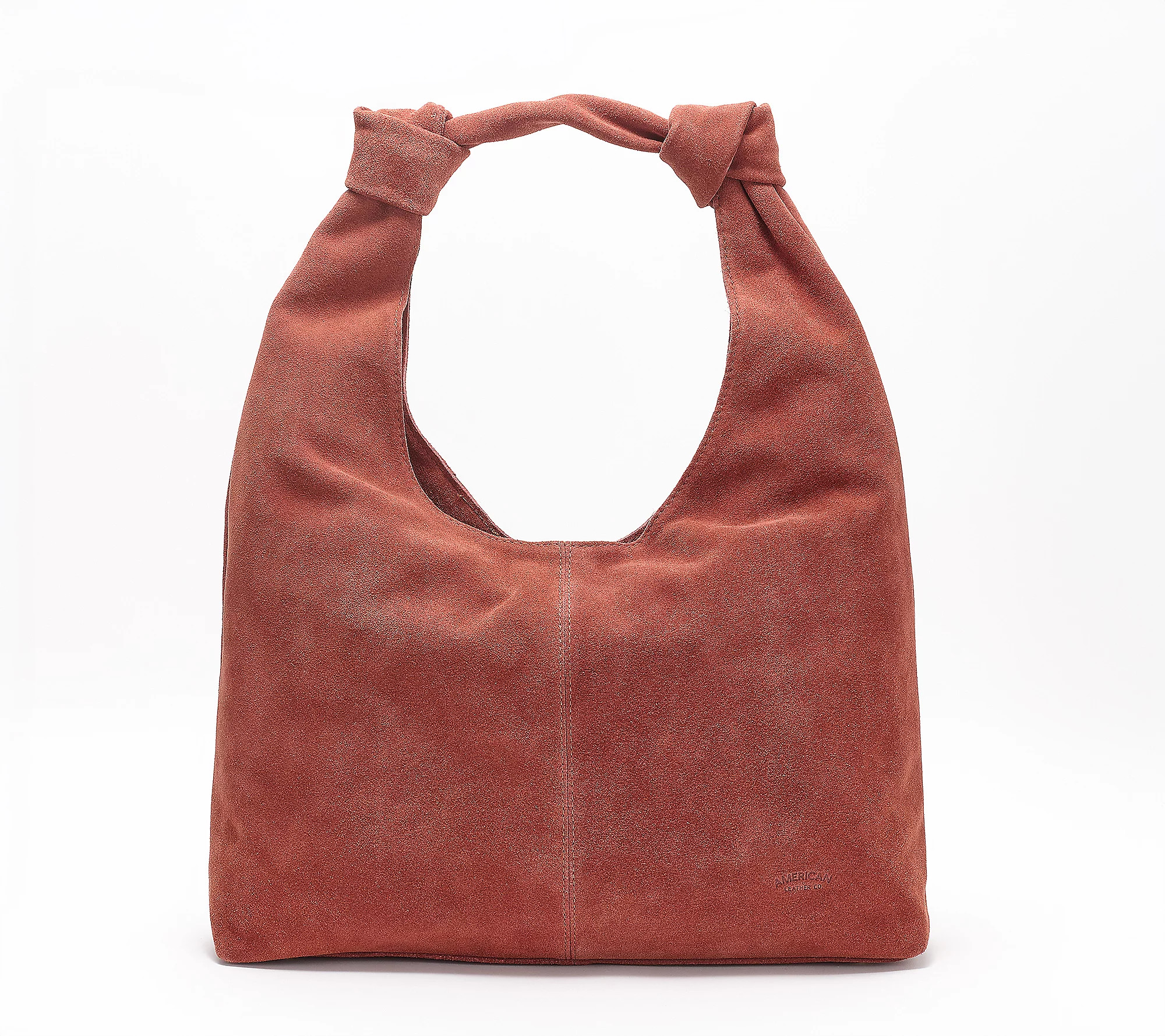 American Leather Co. Gables Suede Hobo | QVC