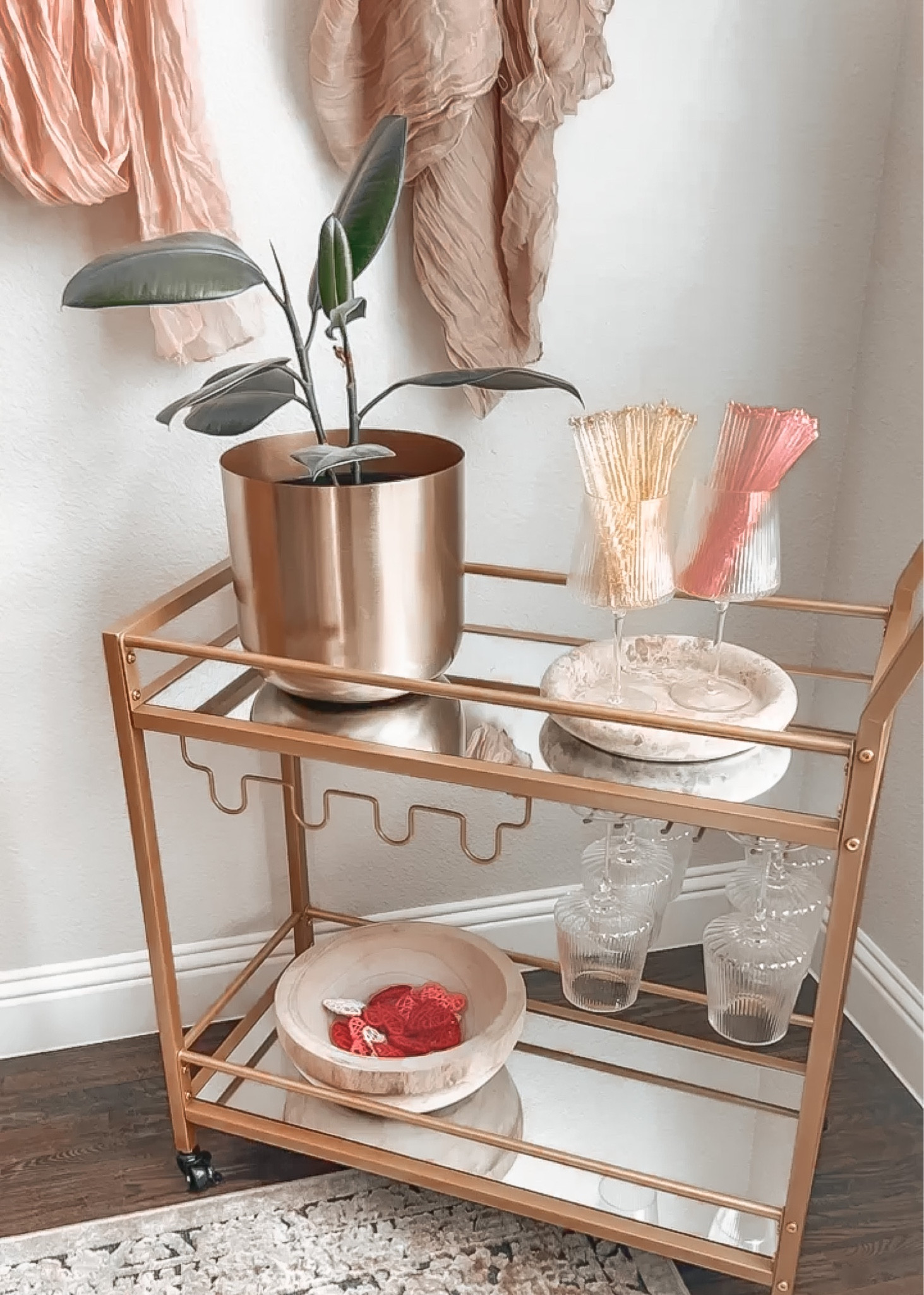 Bar Cart Styling! 

#LTKSeasonal #LTKunder100 #LTKhome
