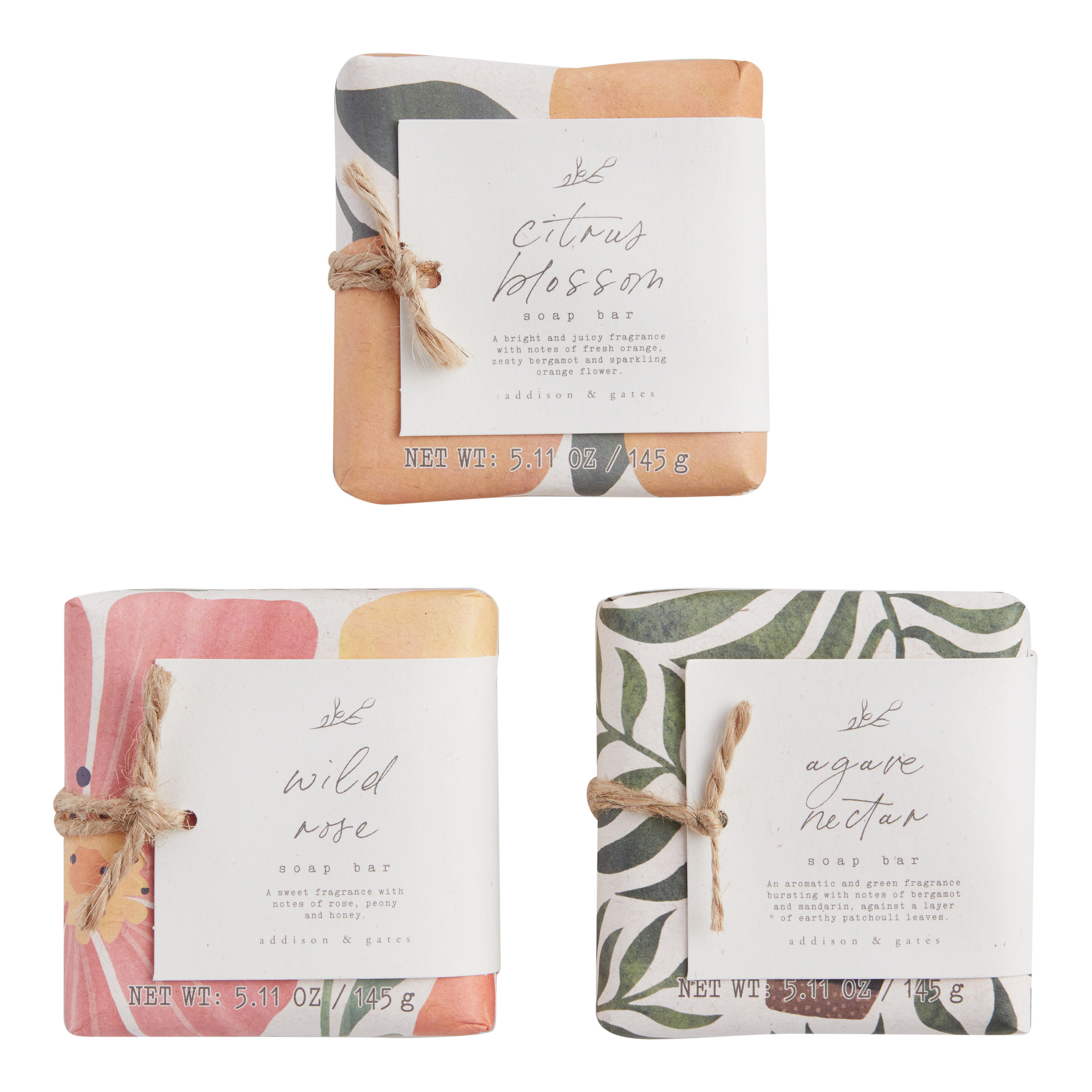 A&G Leaf Prints Bar Soap - World Market | World Market