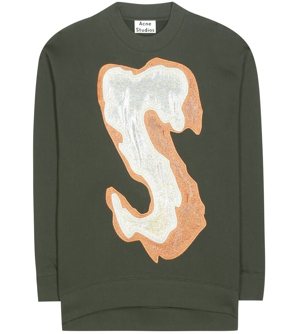 Karvel cotton-blend sweatshirt with appliqué | Mytheresa (DACH)