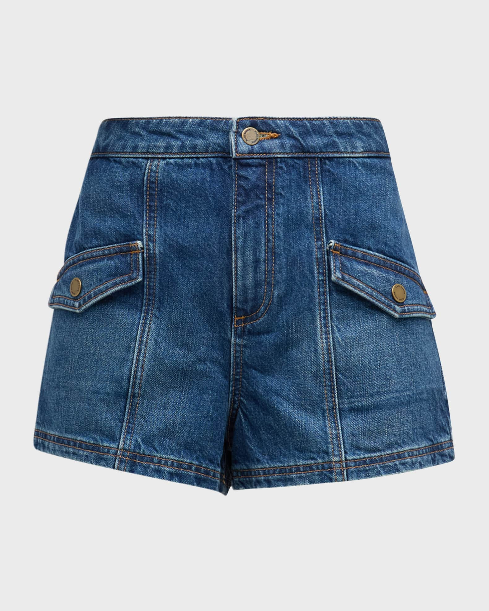 Ramy Brook Nova Jean Shorts | Neiman Marcus