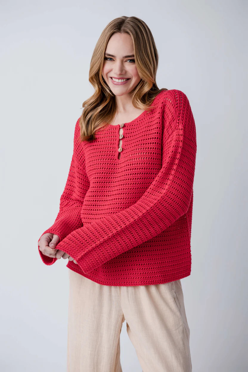 RD Style Moana Crochet Sweater | Social Threads