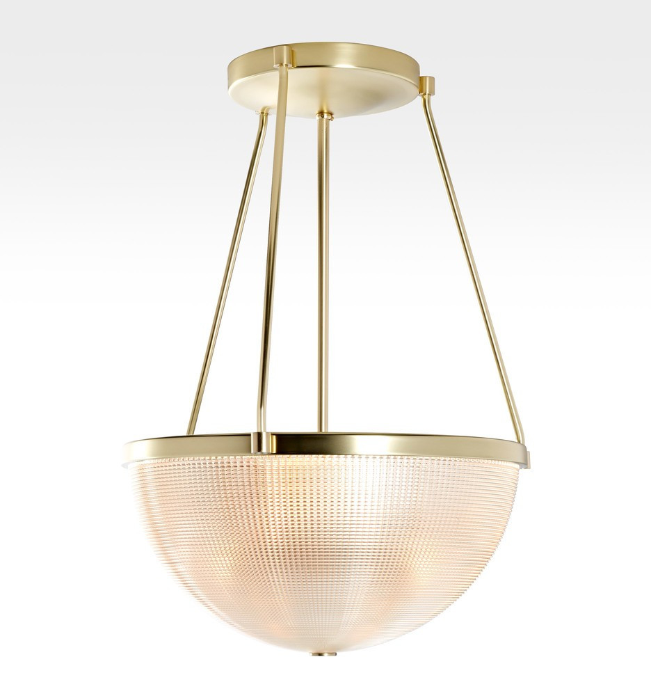 Arrington 17-1/2" Prismatic Glass Bowl Pendant
 | Rejuvenation | Rejuvenation