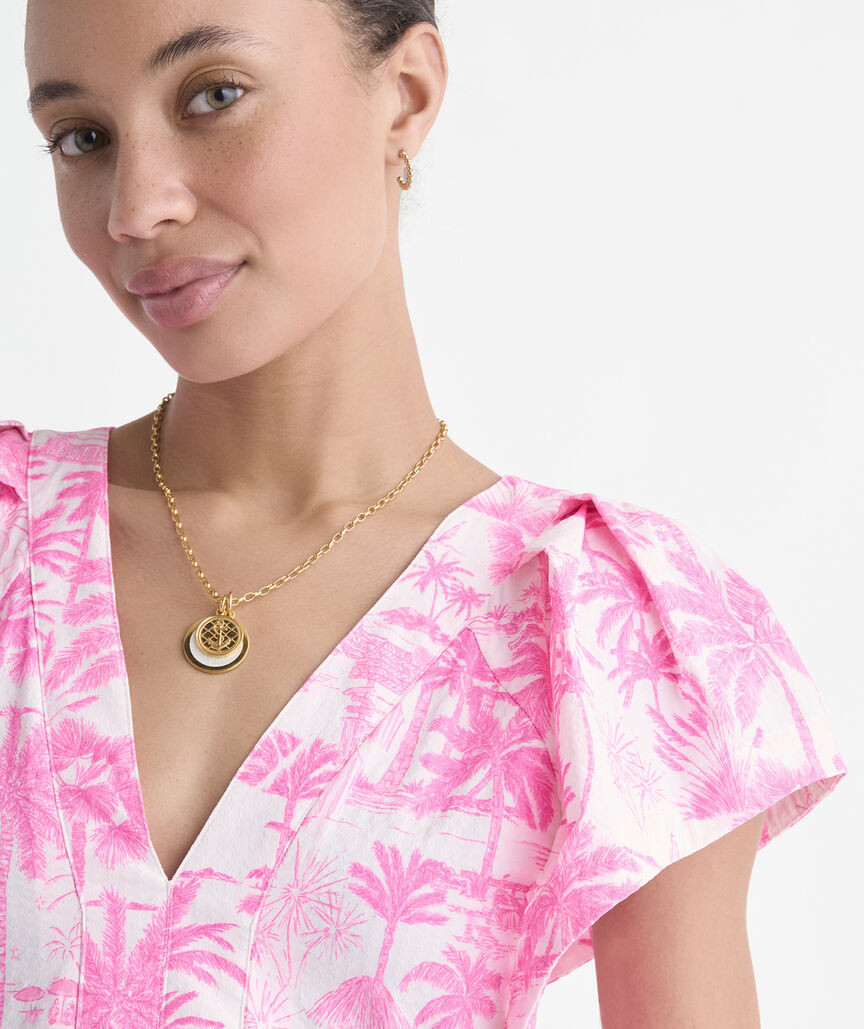 Printed Sophie Harbor Dress | vineyard vines