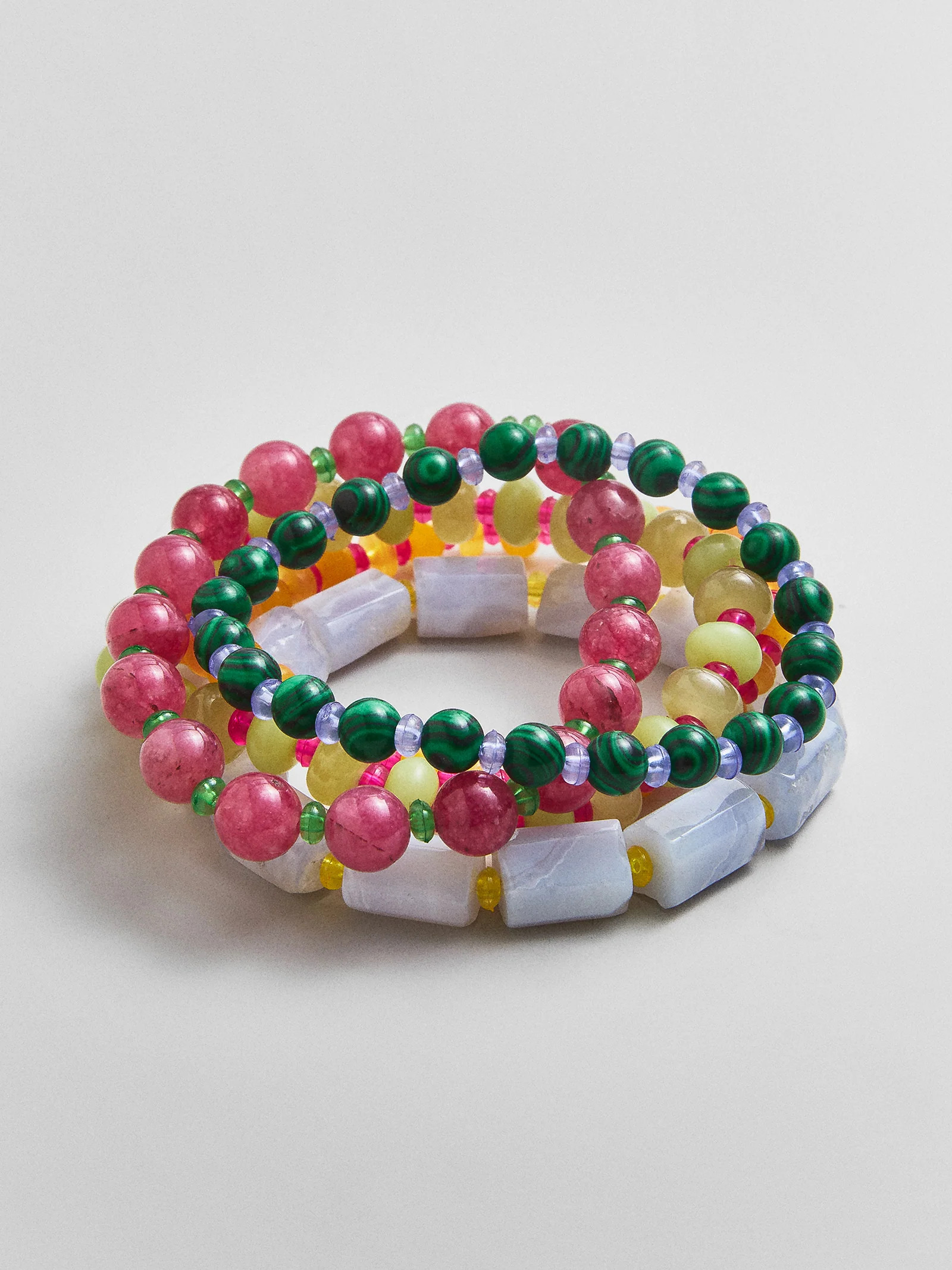 Darcy Beaded Bracelet Set - Vibrant Multi | BaubleBar