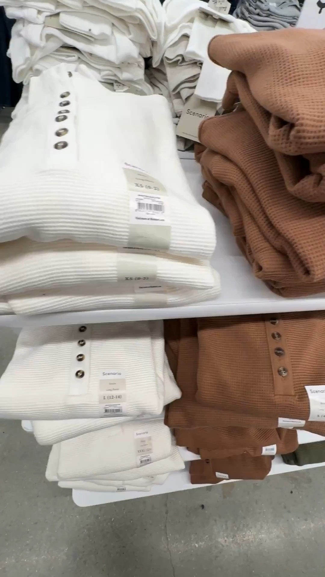 Walmart waffle Henley