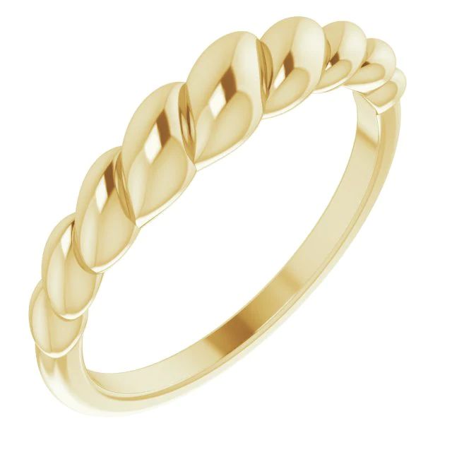 Gold Rope Dome Ring | Smith and Mara, LLC