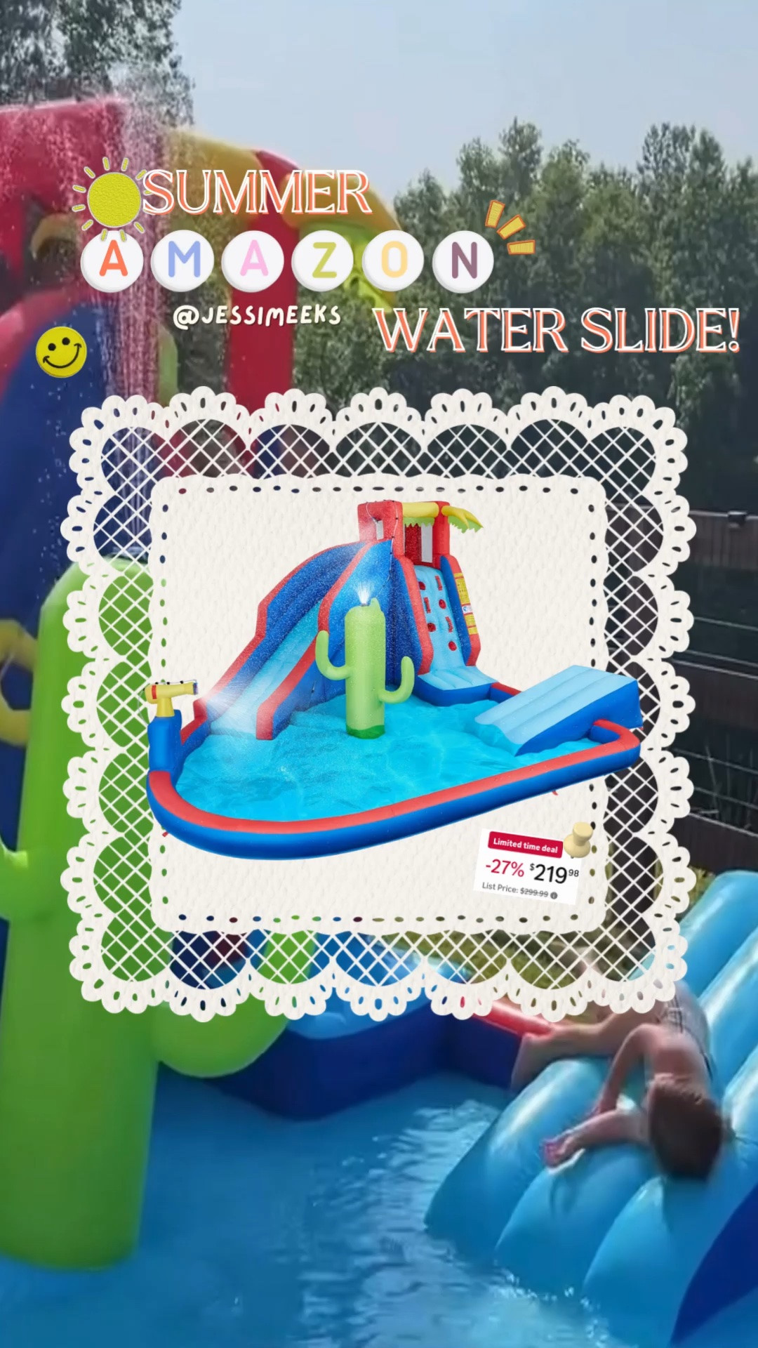 we’ve had this amazon water slide the last couple of years and the kids still love it!! ☀️🍉🌊🌈✨

#LTKdayinmylife #LTKKids #LTKSwim