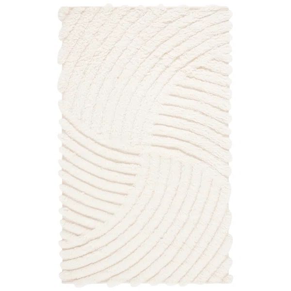 Abriel Wool Ivory Rug | Wayfair North America