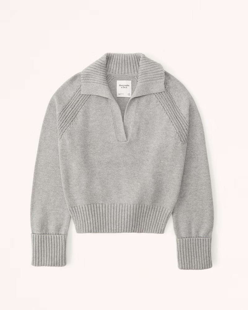 Notch-Neck Sweater | Abercrombie & Fitch (US)