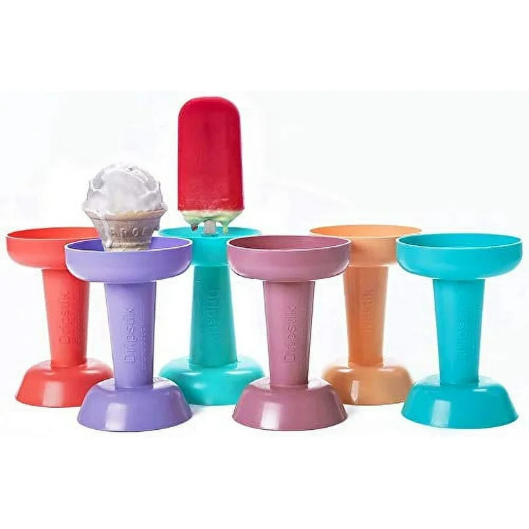 Dripstik No Mess Ice Cream Cone & Frozen Treat Holder Also Makes Ice Pops (Pink) | Walmart (US)