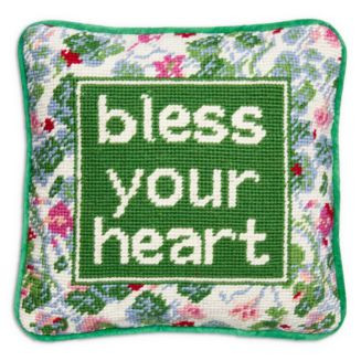 Bless Your Heart Needlepoint Decorative Pillow | Bloomingdale's (US)
