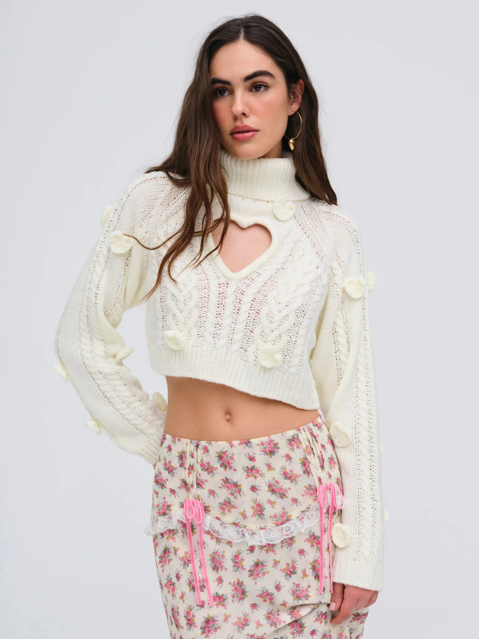 Rebecca Heart Sweater | For Love & Lemons