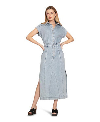 Sundown Denim Midi Shirt Dress | Macy's