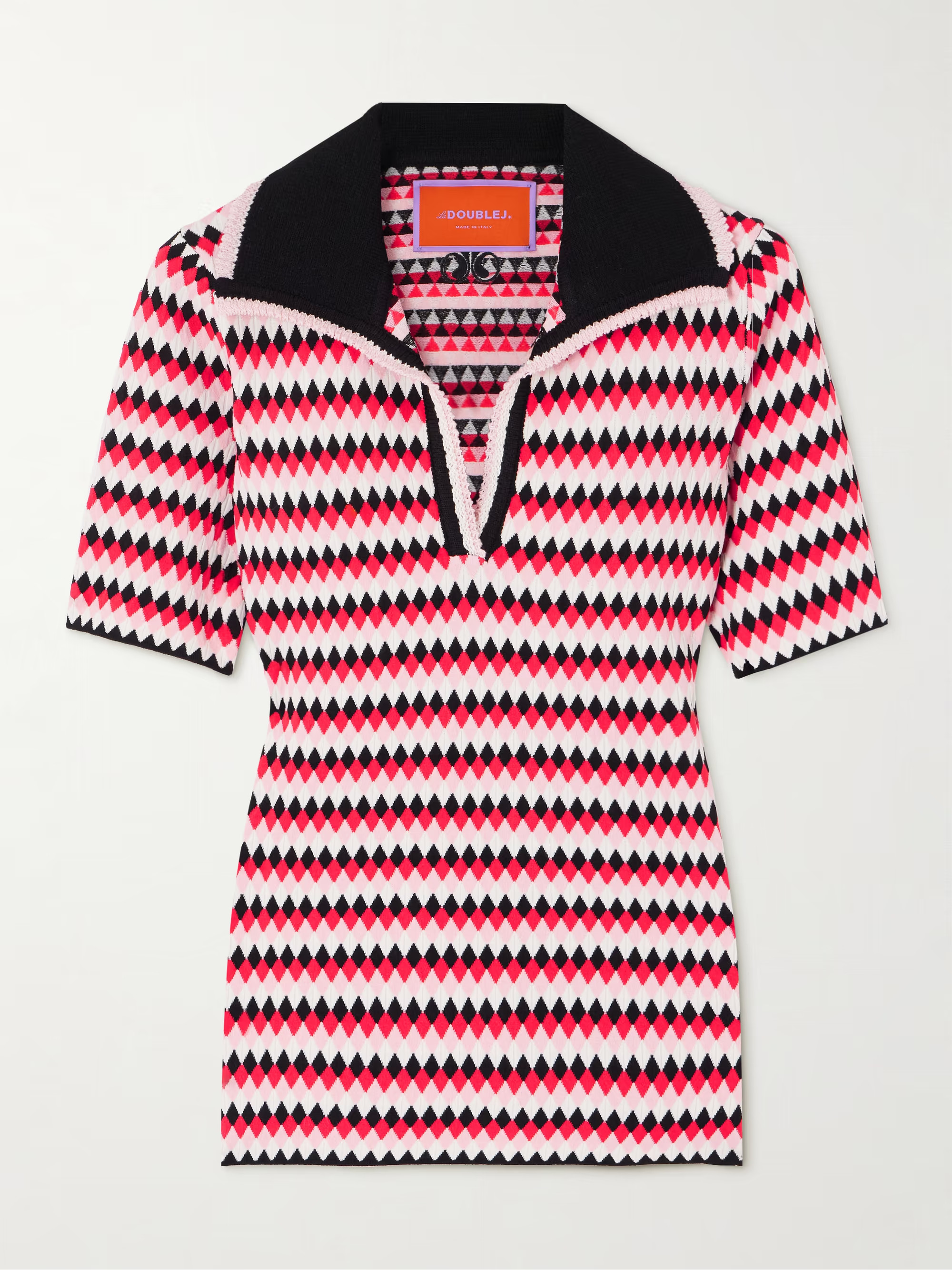 Jacquard-knit polo shirt | NET-A-PORTER APAC