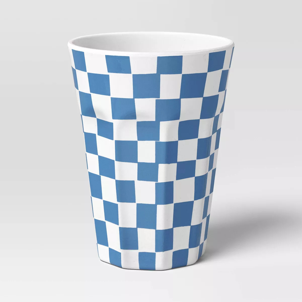 19oz Melamine Tumbler Blue Checker - Room Essentials™ | Target