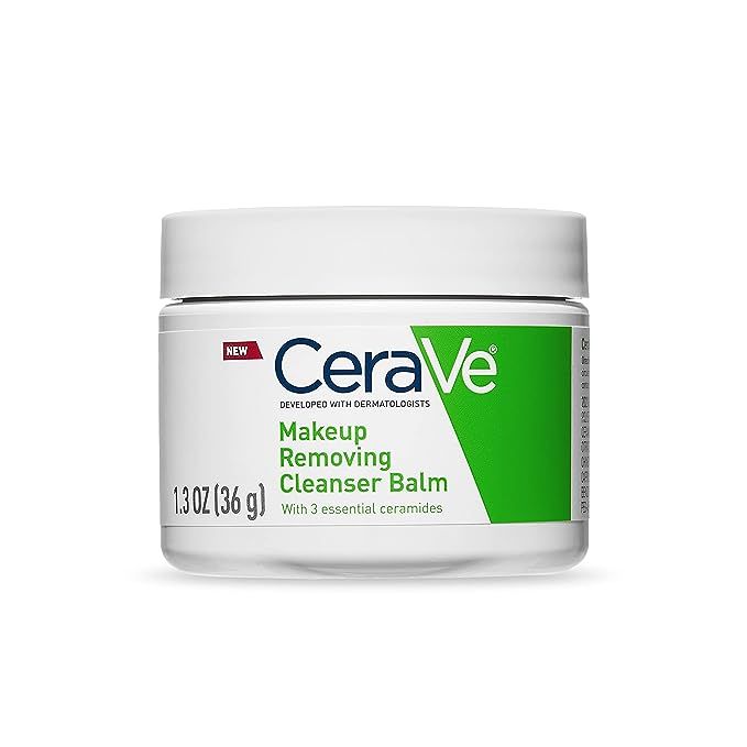 CeraVe Cleansing Balm | Hydrating Makeup Remover with Ceramides and Plant-based Jojoba Oil for Fa... | Amazon (US)