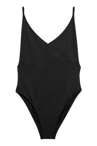 H & M - Swimsuit High leg - Black | H&M (US + CA)