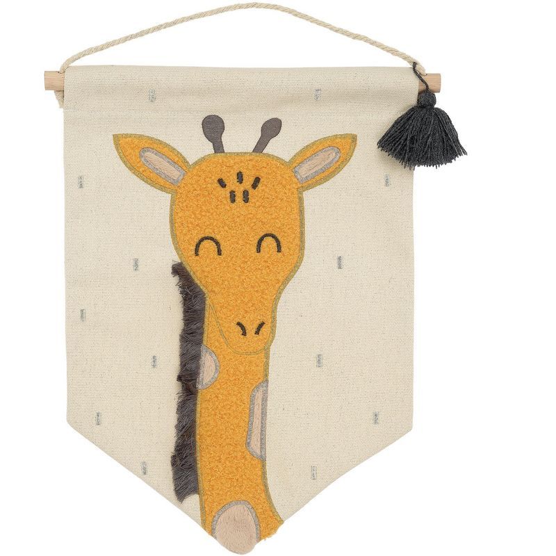 Lambs & Ivy Giraffe Canvas Banner Nursery Wall Art / Wall Hanging - Yellow | Target