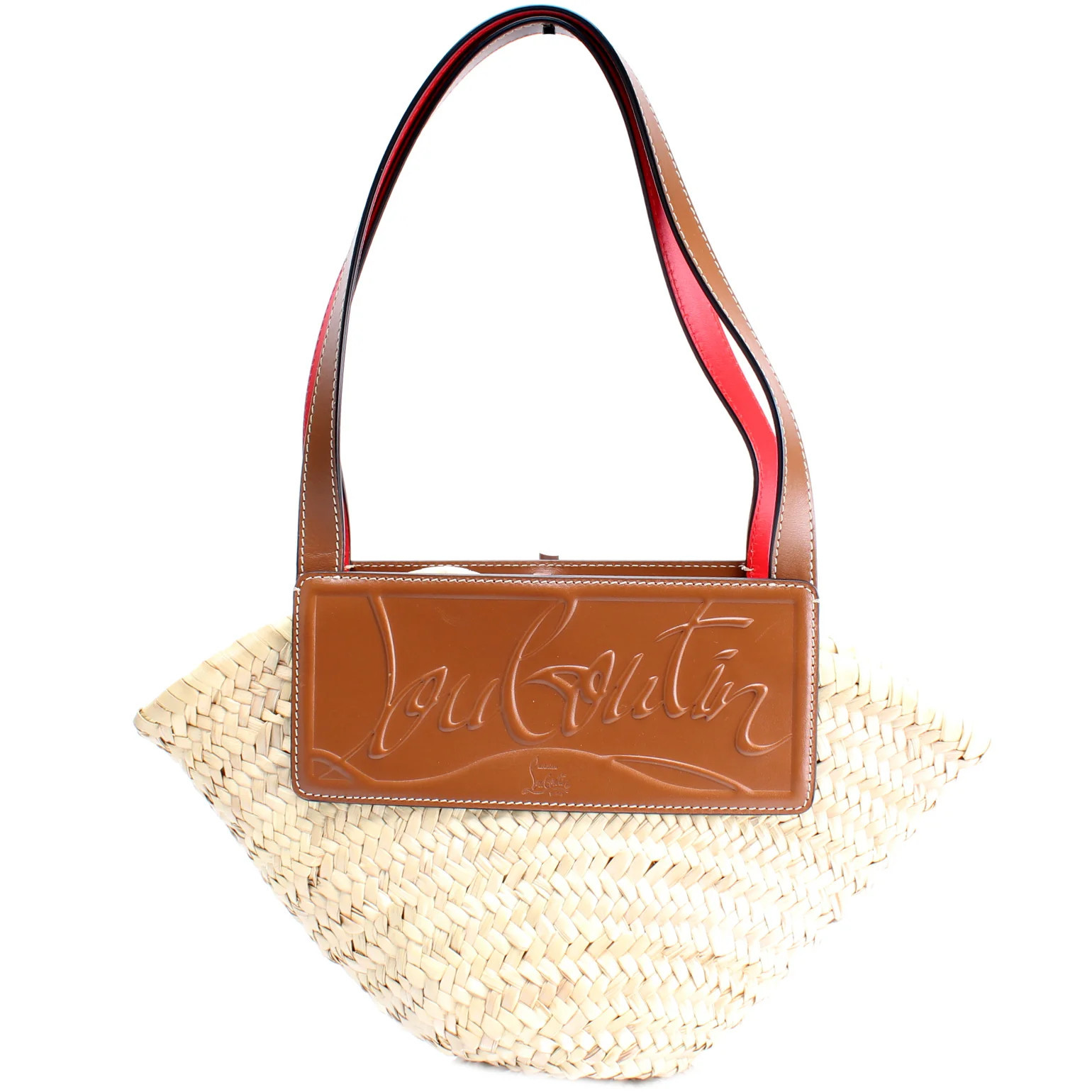 Loubishore Woven Straw Tote | Keeks Designer Handbags
