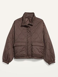 Packable Oversized Water-Resistant Quilted Jacket for Women | Old Navy (US)