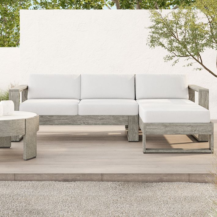 Portside Outdoor 2-Piece Chaise Sectional (92") | West Elm (US)