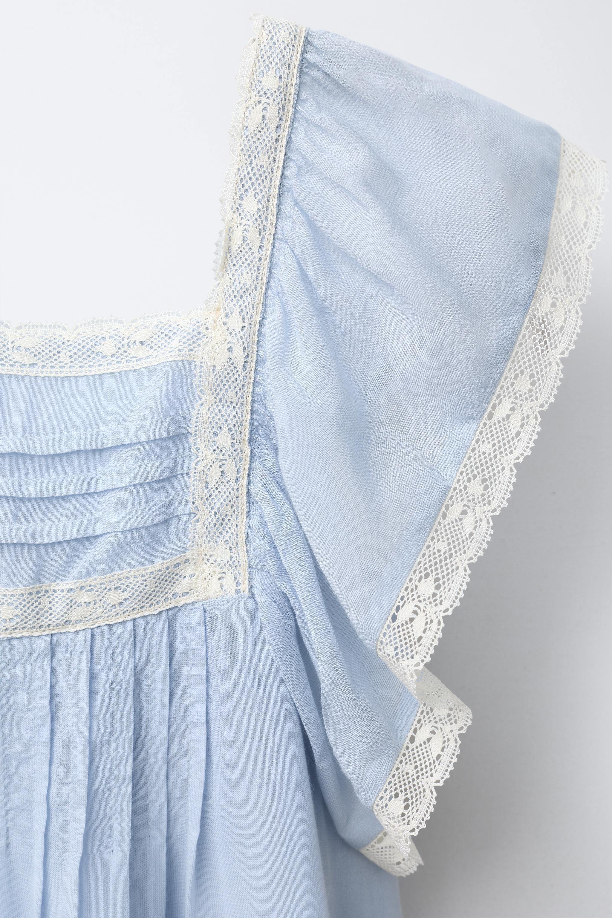 LACE TRIM DRESS | Zara US