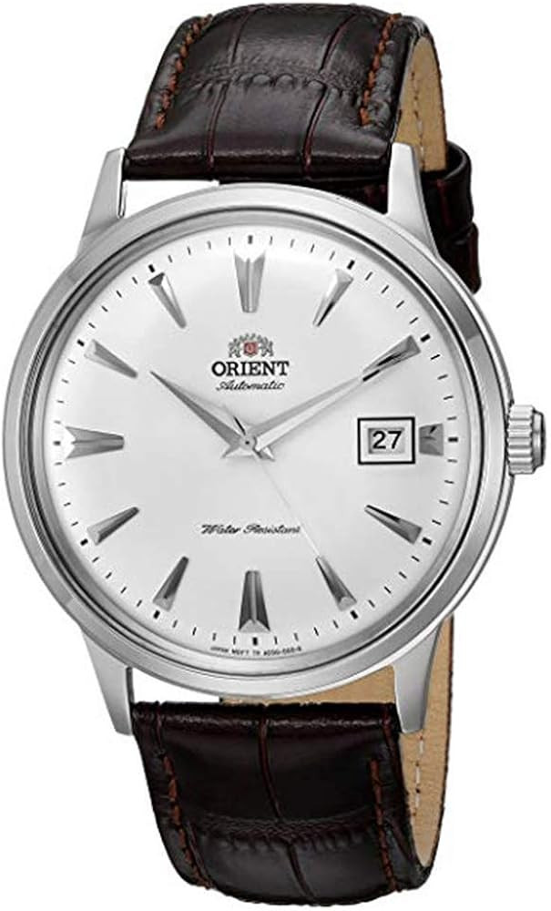 Orient '2nd Gen Bambino Version I' Japanese Automatic Stainless Steel and Leather Dress Watch | Amazon (US)