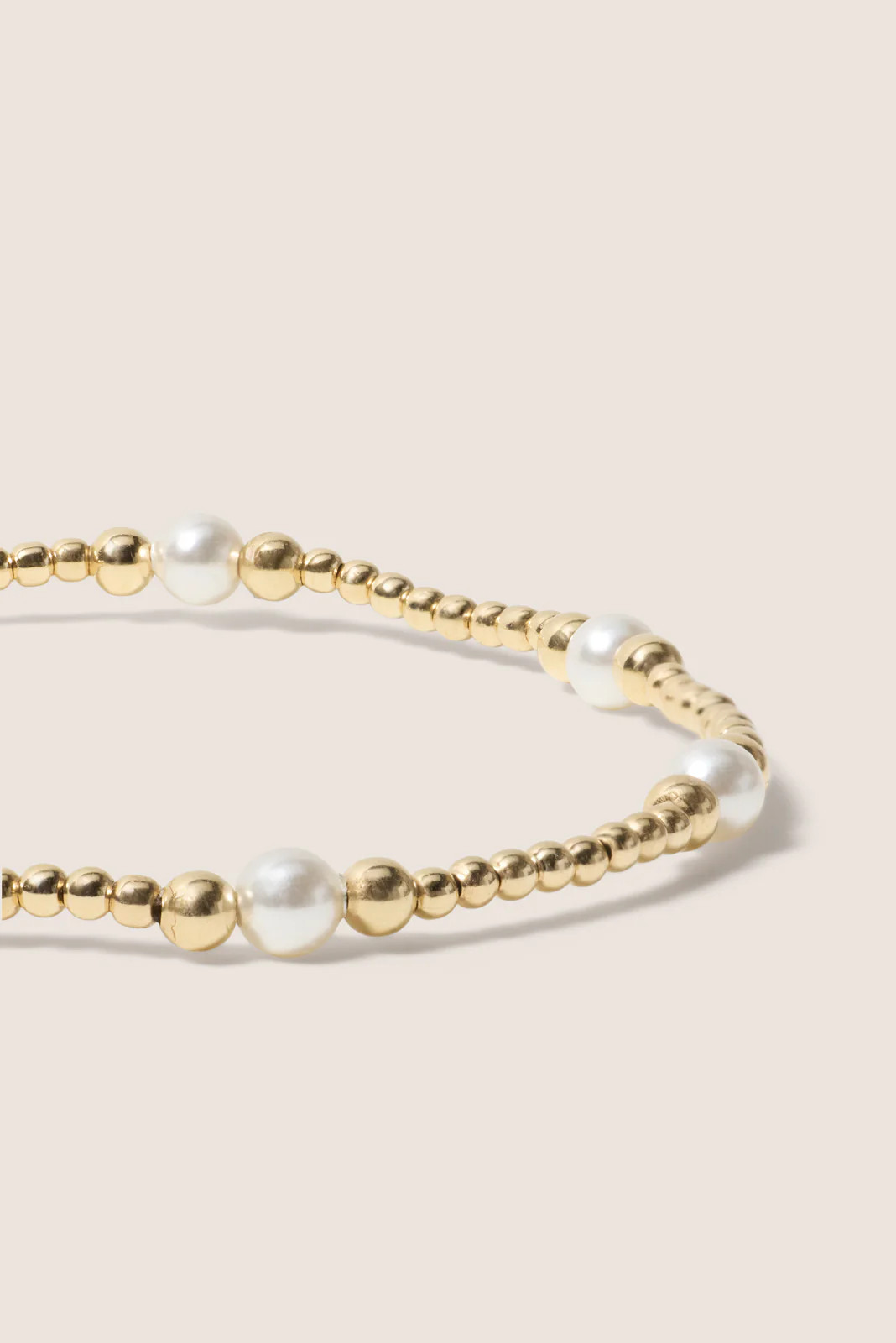 ENEWTON Women's Purpose Pearl 4mm Gold Bracelet | Evereve