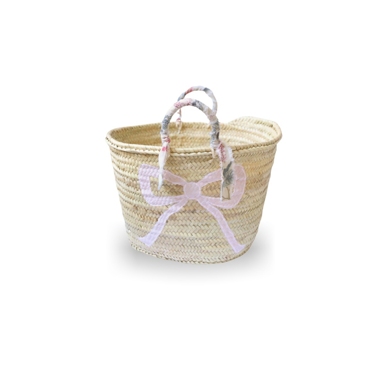 Bow Basket - Pink | Bows & Blue