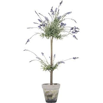 Vickerman Everyday 44" Artificial Lavender in Cement Pot - Faux Indoor Potted Flowers - for Home ... | Amazon (US)