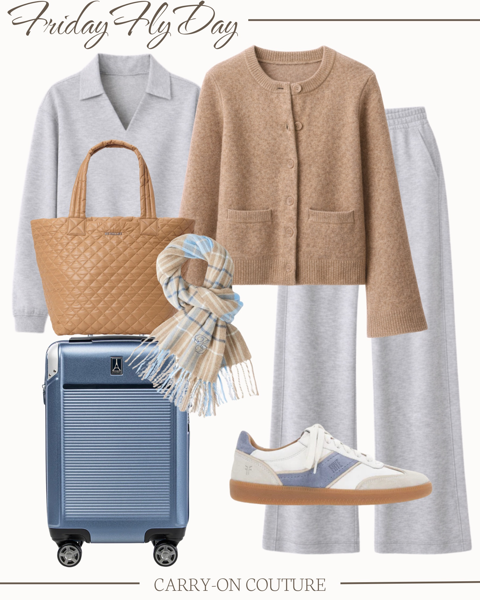 Friday Fly-Day, my favorite day of the week, when we celebrate our love for travel and cute outfits!⁣⁣

⭐️ Comment “Friday” and I’ll DM you the links!  ⚠️ If you do not receive the links, please DM me and I will resend. Technology has been glitchy! 
_______________

Hi, I’m Haley.  I created Carry-On Couture to help you curate functional AND beautiful travel capsule wardrobes specifically designed for carry-on travel.  Thank you for being here! 

#LTKOver40 #LTKTravel