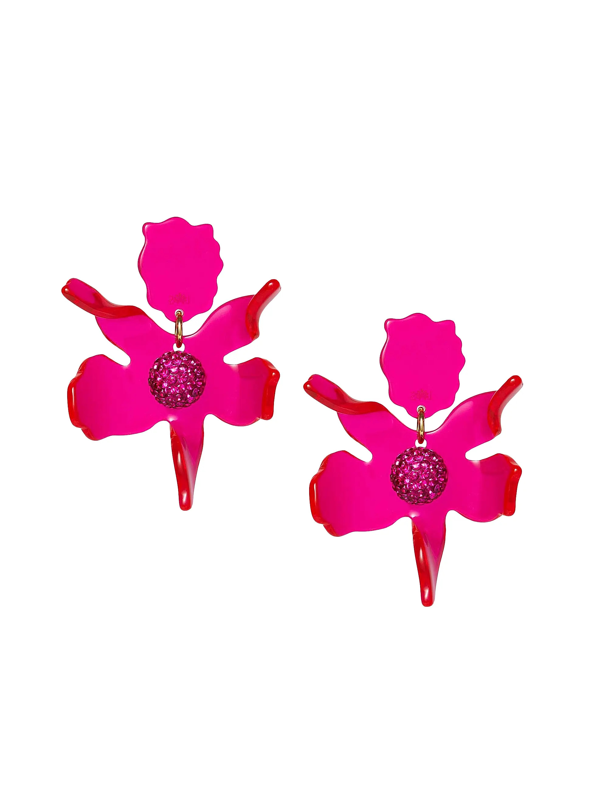Small Crystal Lily Drop Earrings | Saks Fifth Avenue