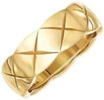 Shapes Studio 18k Gold Plated Rings for Women,Crush Wide Band Gold Plated Ring, Stacking Rings, W... | Amazon (US)