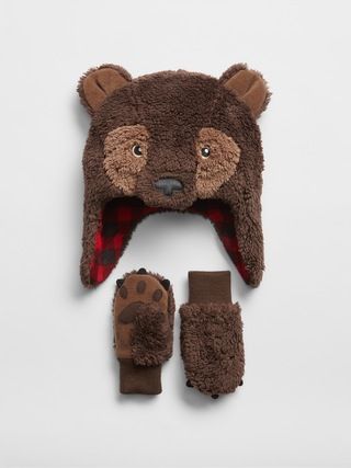 Toddler Bear Trapper Hat Set | Gap Factory