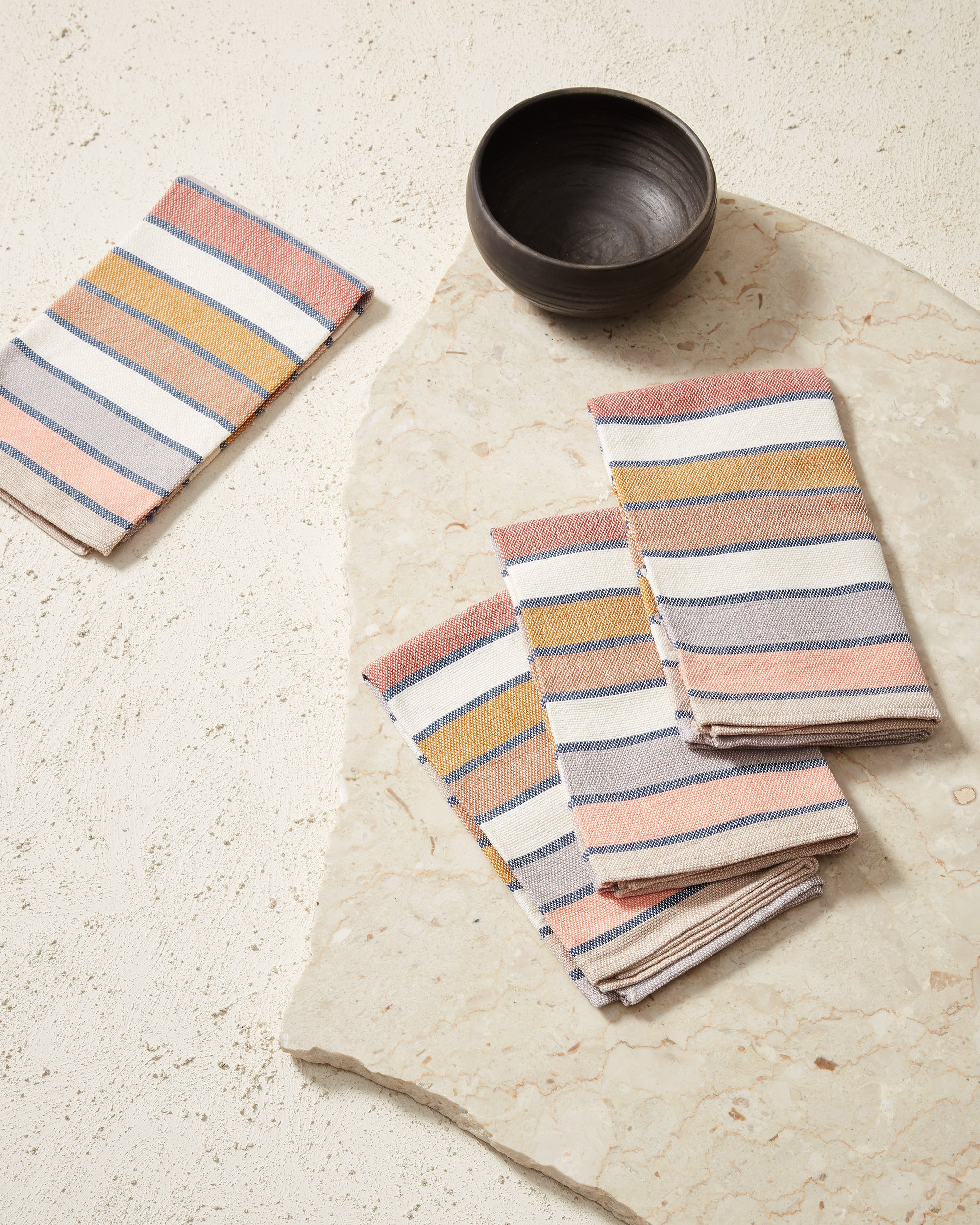 Sunrise Stripe Napkins | MINNA