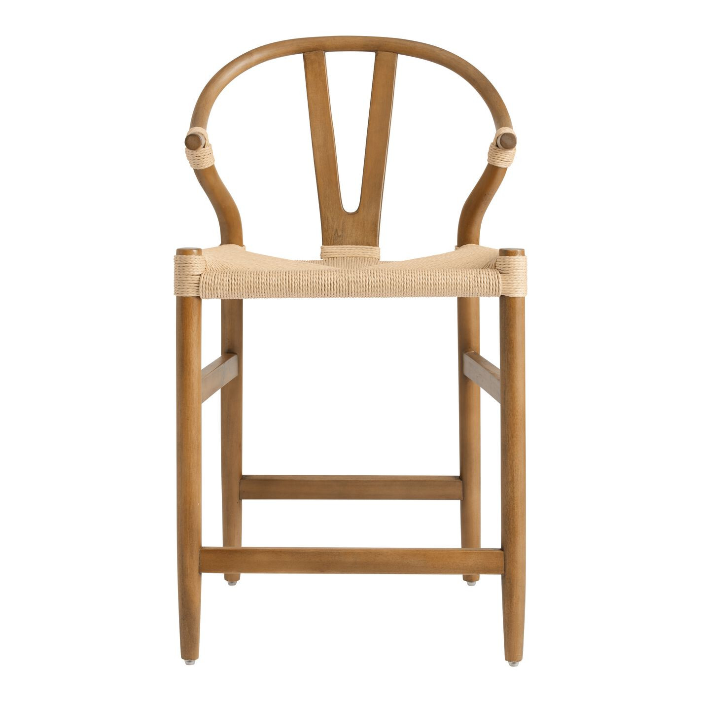 Freda Vintage Acorn Split Back Counter Stool | World Market