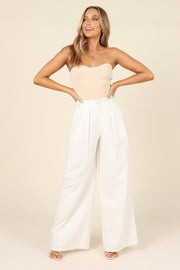 Alexa Pant - White | Petal & Pup (US)