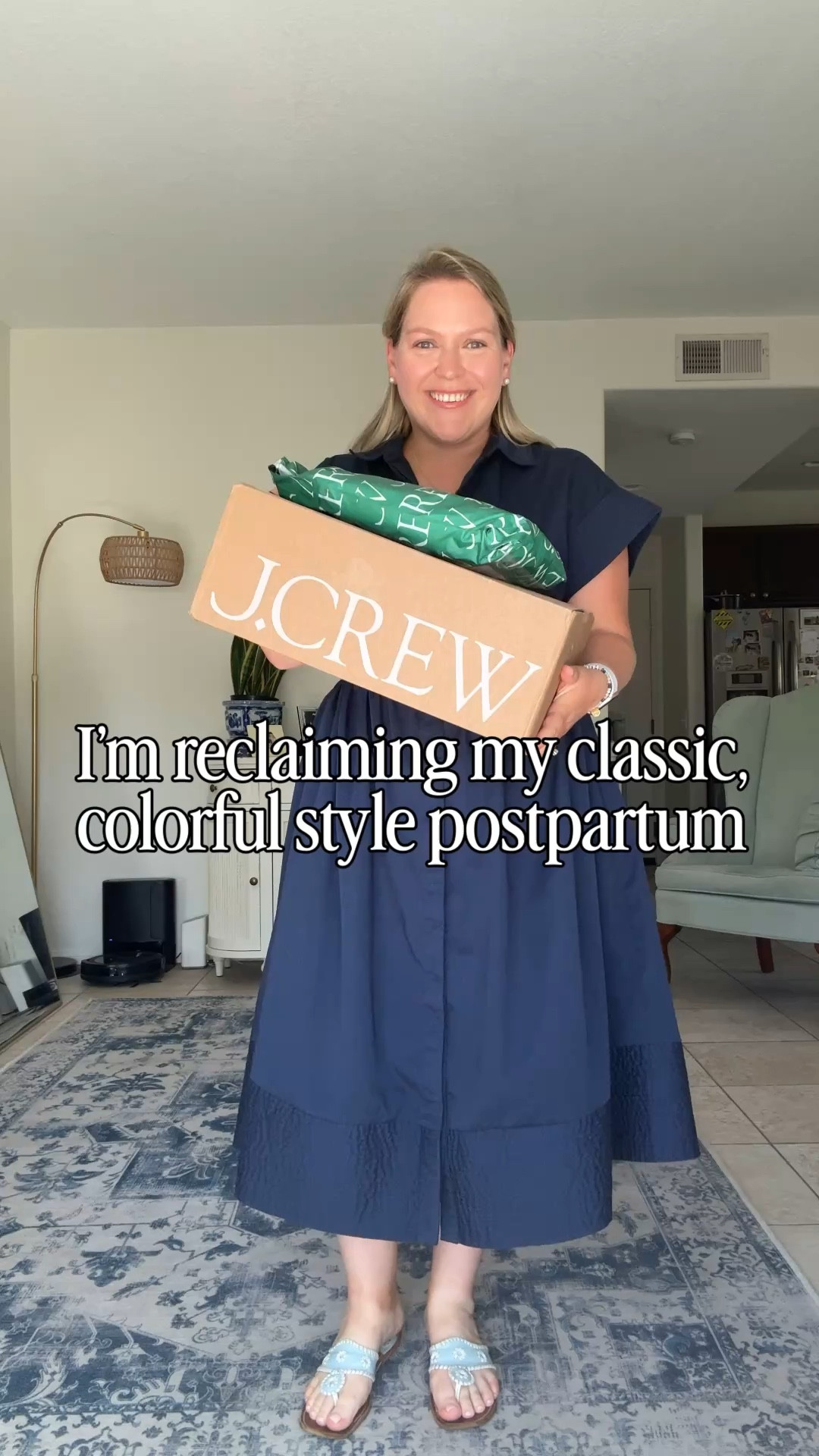 Reclaiming my style after postpartum has been less about a full closet overhaul and more about small, intentional pieces that make me feel like myself again.

Classic, colorful, East Coast… even from my current perch here in Southern California.

J.Crew Factory’s spring arrivals felt like the easiest place to start:
– a terry set I can throw on & still feel put together
– raffia sandals for everyday & running to yoga & Pilates classes 
– a pop of color necklace to layer with my daily gold necklace 
– and geranium red linen pants because sometimes the outfit just needs to do the talking

Not a full transformation. Just showing up for myself again, one outfit at a time.

Save this if you’re rebuilding your wardrobe too 💚 

My outfits are all linked on my LTK & ShopMy, they’re in my bio. Or you can DM me, always happy to share outfit details! 

J.Crew Factory spring 2026, J.Crew Factory new arrivals review, postpartum style outfits, how to rebuild your wardrobe after baby, classic colorful outfits women, preppy spring outfits 2026, red linen pants outfit ideas, raffia sandals outfit, matching lounge sets outfit, east coast style outfits women