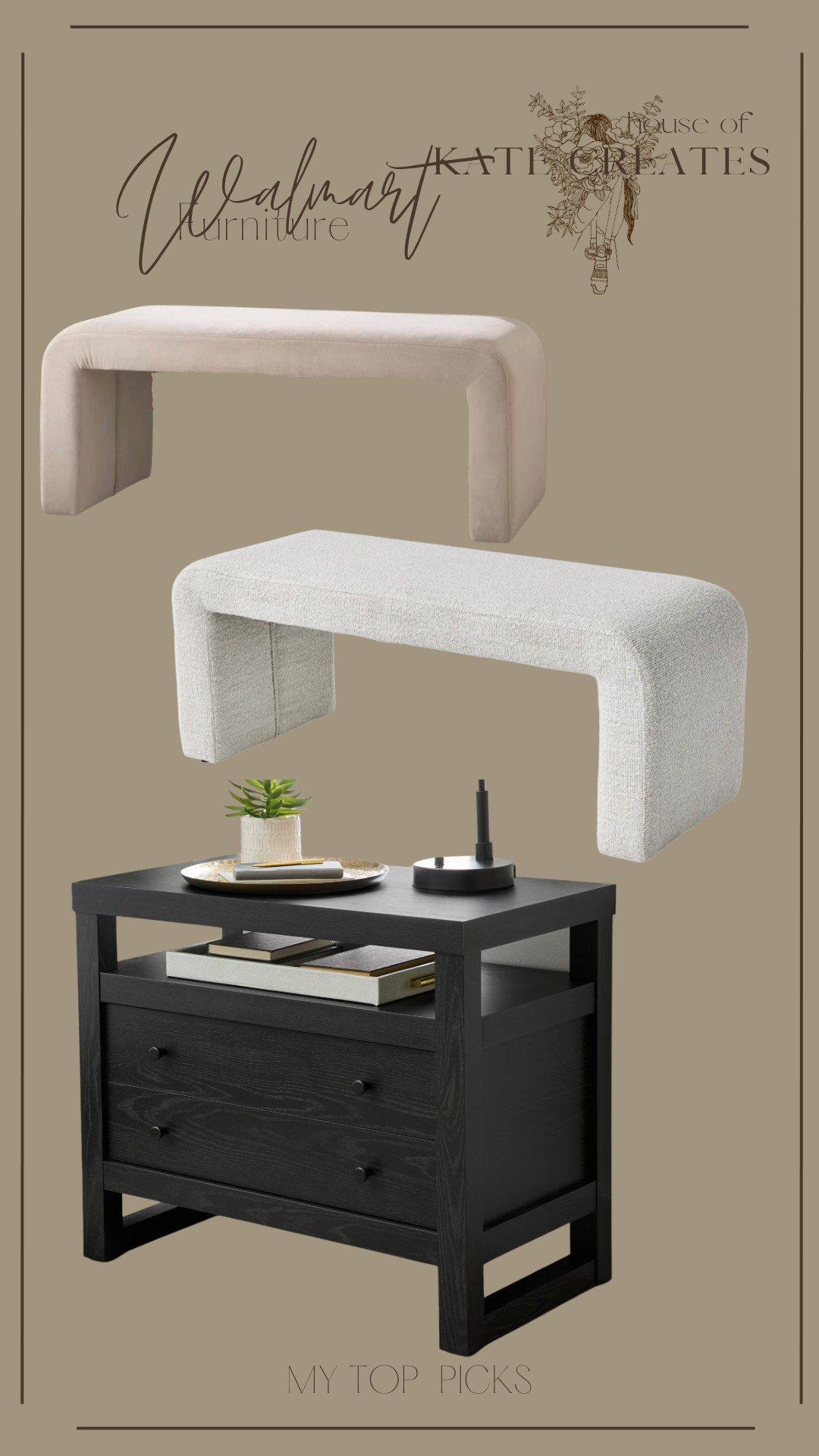 the bench is great for an entryway or the foot of your bed! 

 #LTKHome