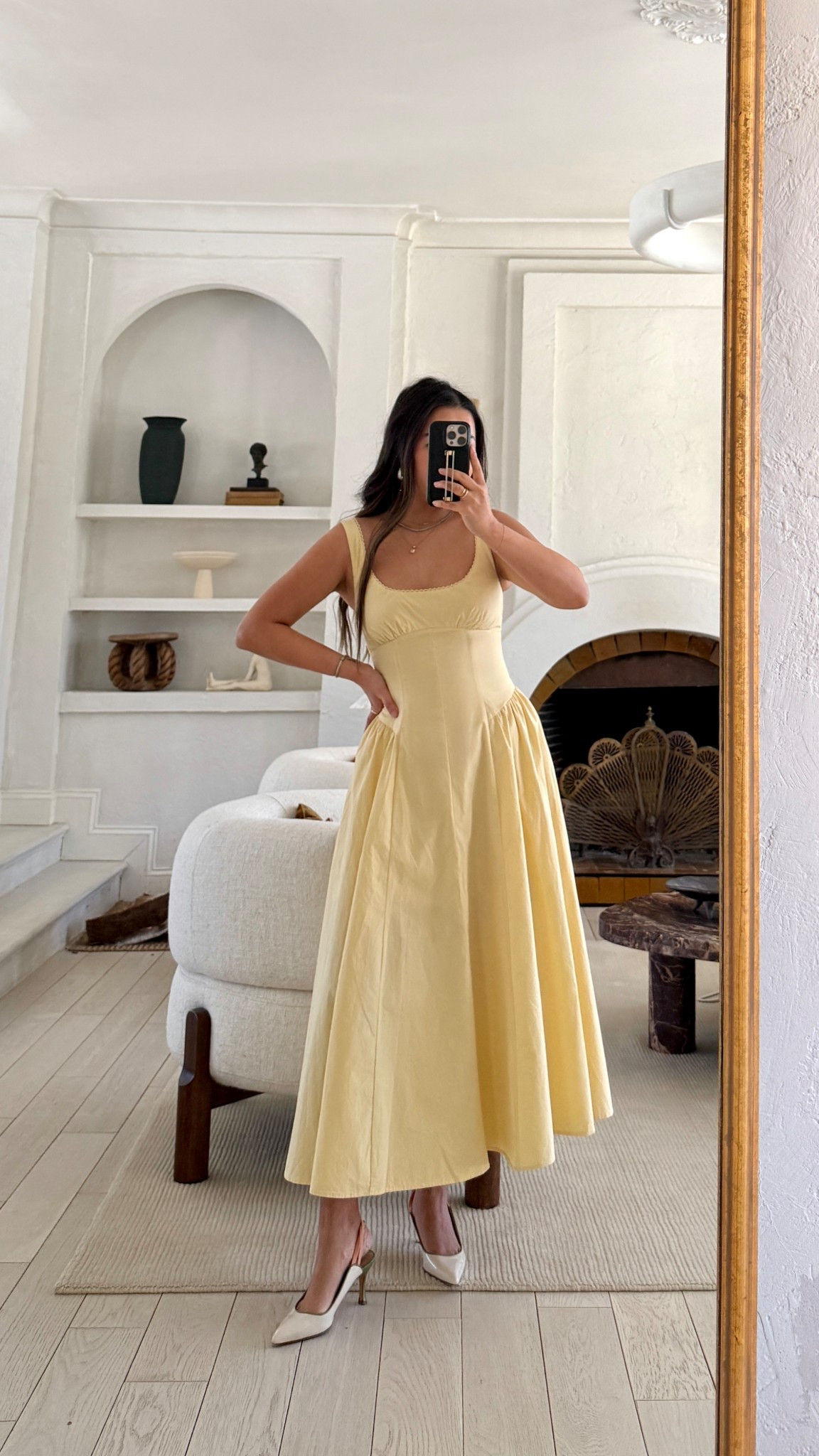 Sale Update: $25 off purchases of $125+

SO FLATTERING! Affordable, midsection and petite-friendly!

100% cotton, scoop neckline with trim detail, adjustable straps, dipped waistline with flowy skirt, pockets and a seamed-in bra with removable pads to go bra-free.

For size reference, I’m 5 ft 115 pounds and wearing an XS Petite. Perfect fit! 

#LTKPetite