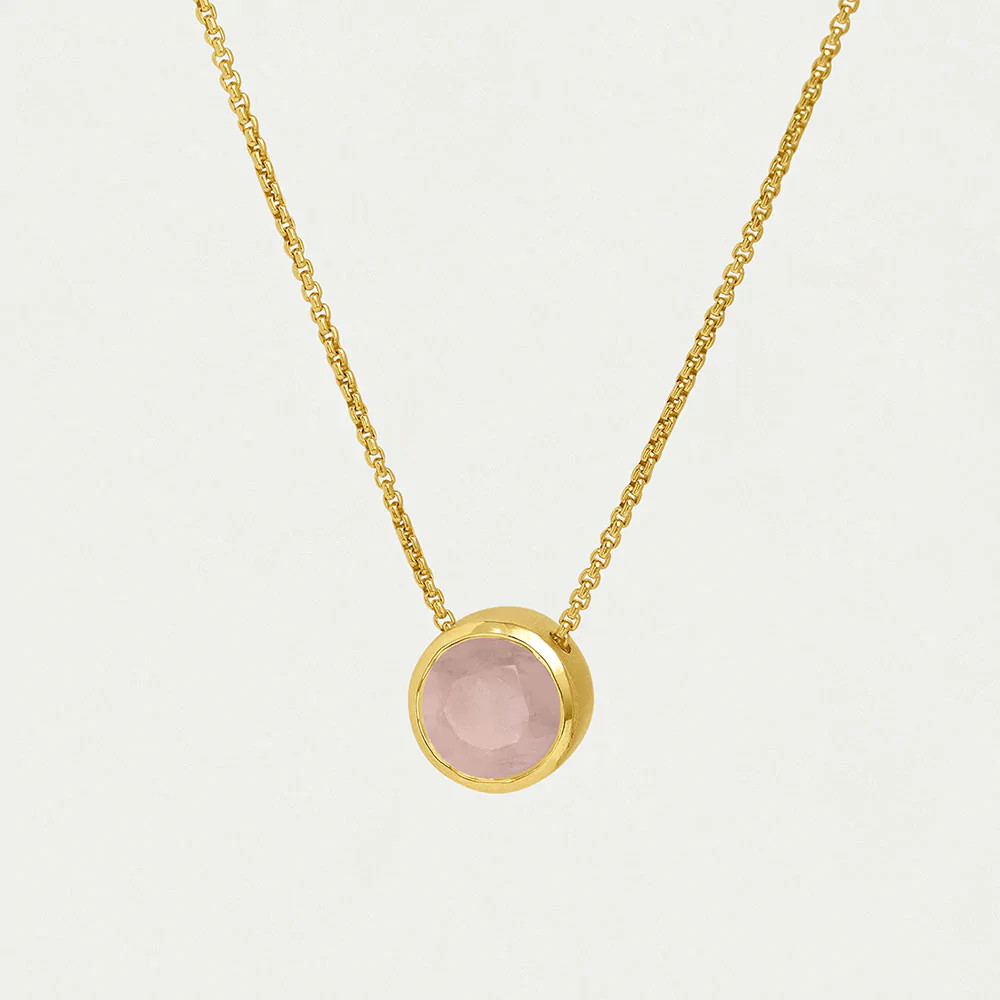 Signature Knockout Pendant - New Rose Quartz | Dean Davidson