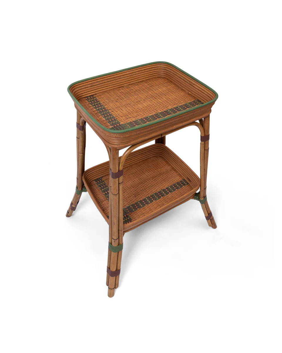 Emerson Rattan Side Table | Sharland England by Louise Roe | Sharland England