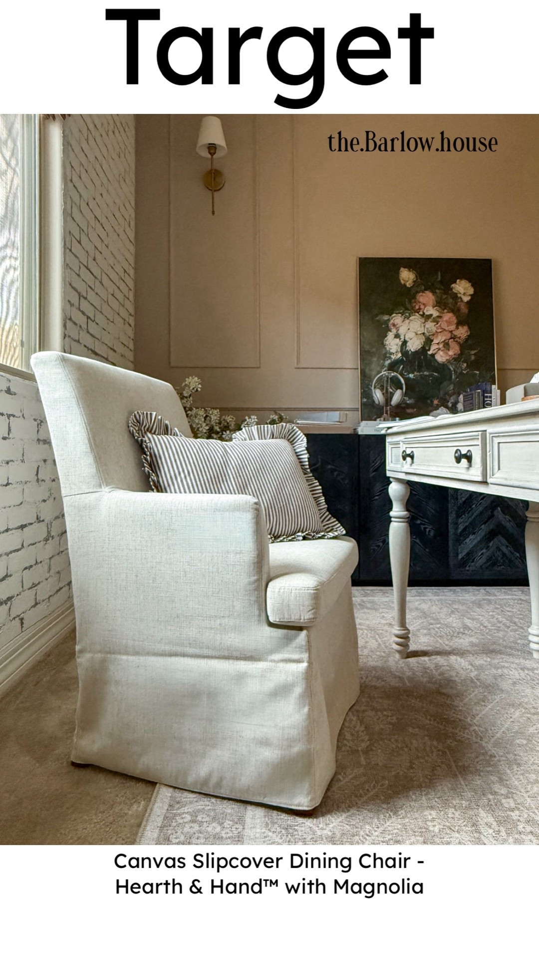 My office chair is on sale at Target 

Canvas Slipcover Dining Chair - Hearth & Hand™ with Magnolia

Fall savings at Target 
Office 
Home office 
Dining chair 
Kitchen chair 

#LTKSaleAlert #LTKFallSale #LTKHome