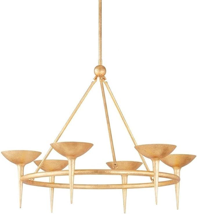 Troy Lighting Cecilia - 6 Light Chandelier in Modern Style-30 Inches Tall and 40 Inches Wide-Gold... | Amazon (US)